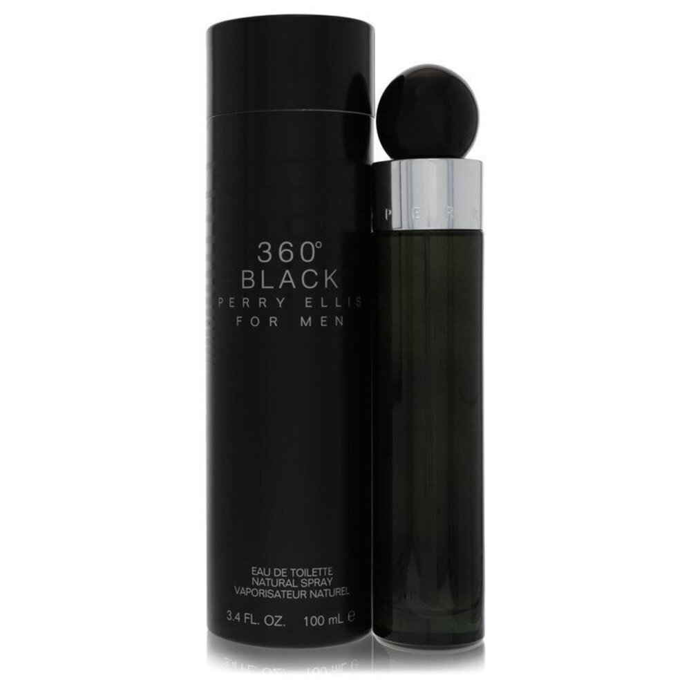 Perry Ellis 360 Black by Perry Ellis Eau De Toilette Spray 3.4 oz